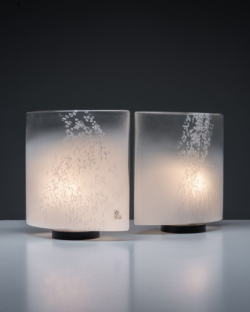 2x Leucos Idra table lamp by Rosanna Toso (Price Per Piece)