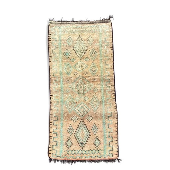 Image 1 of Moroccan Large Vintage Tan Hammade Rug