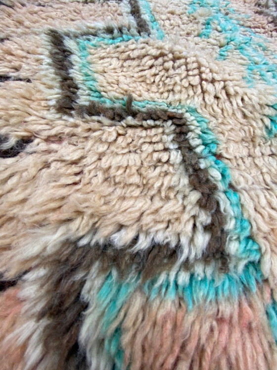 Image 1 of Moroccan Large Vintage Tan Hammade Rug