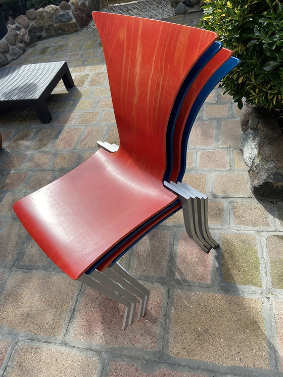 Image 1 of 4x KFF Karl-Friedrich chairs