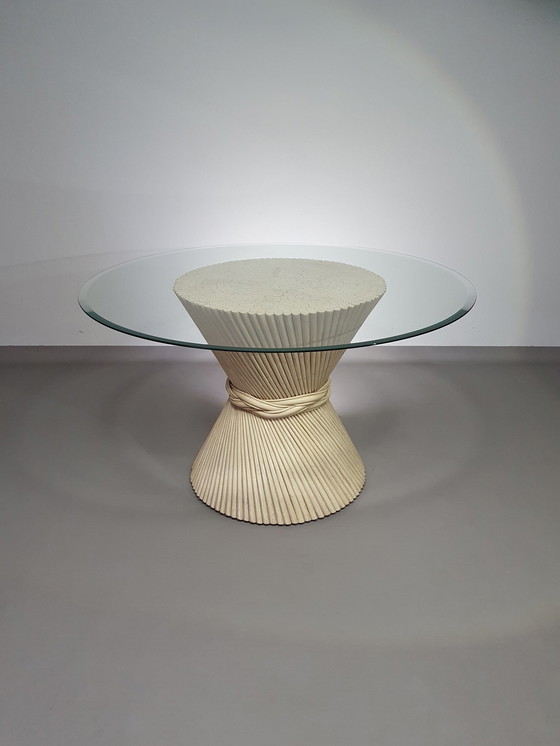 Image 1 of McGuire Sheaf Of Wheat Bamboe dining table