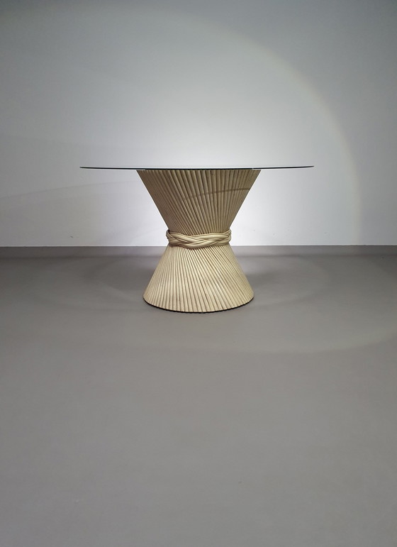 Image 1 of McGuire Sheaf Of Wheat Bamboe dining table