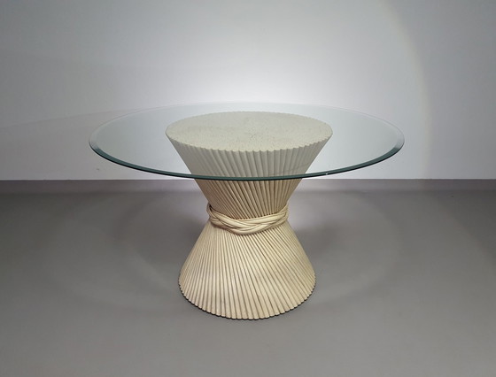 Image 1 of McGuire Sheaf Of Wheat Bamboe dining table