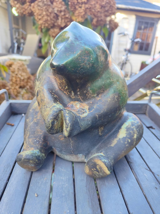 Sculpture vintage Tony Evans ours