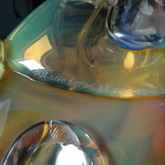 Image 1 of Ciel van Dooren Studio De Oude Horn Leerdam Vaas, Kunst glaswerk