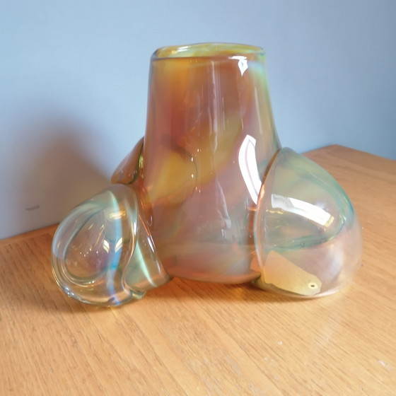 Image 1 of Ciel van Dooren Studio De Oude Horn Leerdam Vaas, Kunst glaswerk
