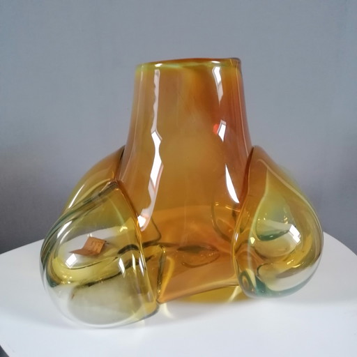 Ciel van Dooren Studio De Oude Horn Leerdam Vaas, Kunst glaswerk – decoratieve objecten, Modern