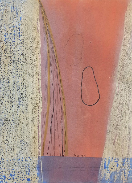 Image 1 of Jürgen Partenheimer - VA 50, mixed media on paper