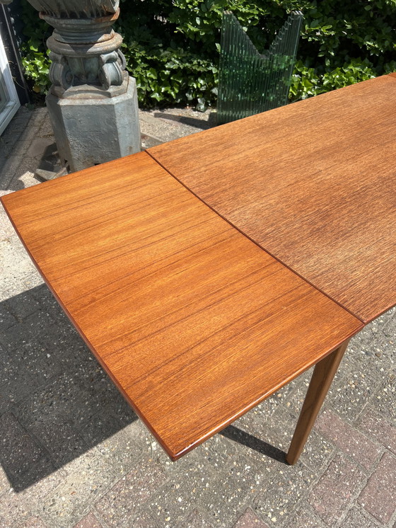 Image 1 of Mid Century dining room table, extendable