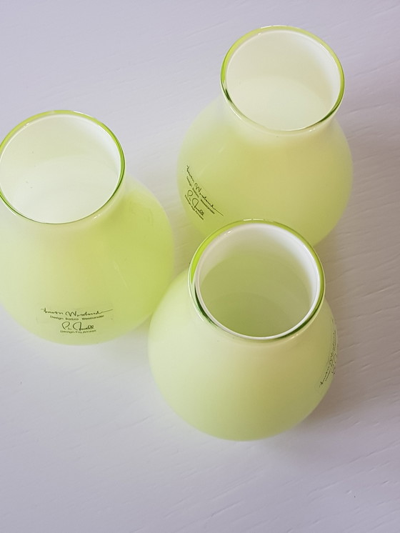 Image 1 of 3x Vases vintage par Pia Amsell & Barbro Wesslander Designs