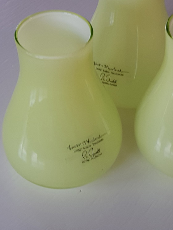 Image 1 of 3x Vases vintage par Pia Amsell & Barbro Wesslander Designs