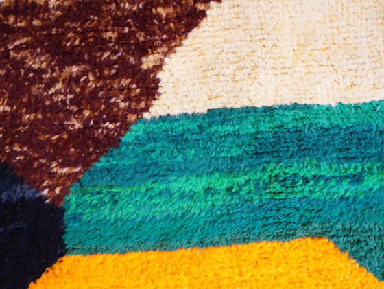 Image 1 of Moroccan berber rug - 257 cm x 155 cm -colored wool