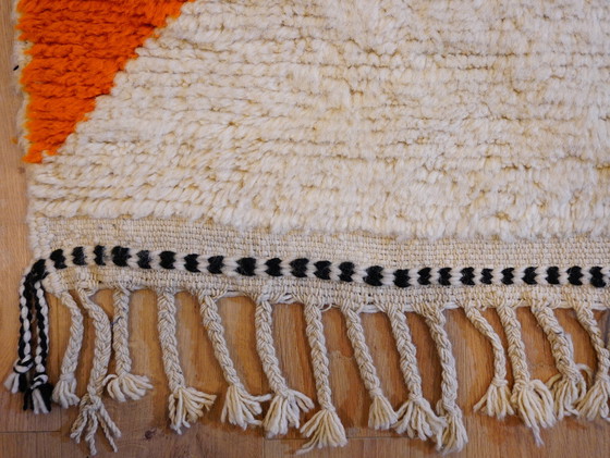 Image 1 of Moroccan berber rug - 257 cm x 155 cm -colored wool