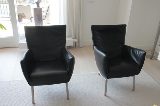 Image 1 of 2x Gerard van den Berg Foxxy armchairs