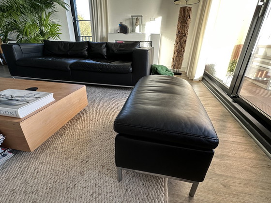 Image 1 of Indera sofa + footstool