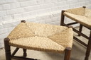 2x tabourets en corde de papier
