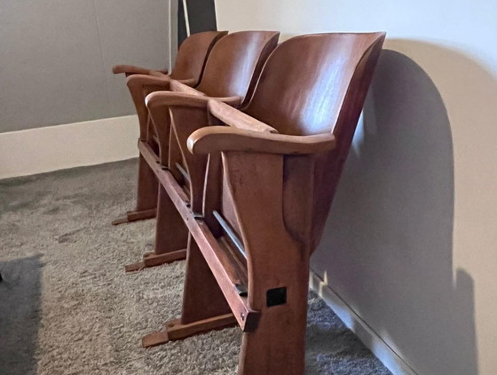 Image 1 of Wooden cinema seats