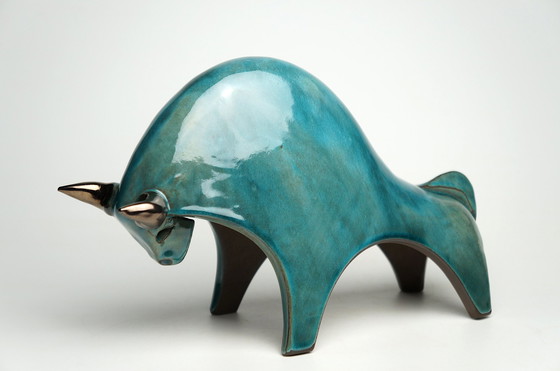 Image 1 of Ceramic Bull Sculpture, Urszula Despet