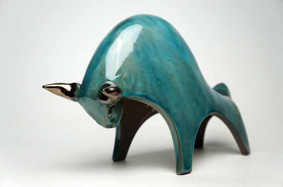 Image 1 of Ceramic Bull Sculpture, Urszula Despet