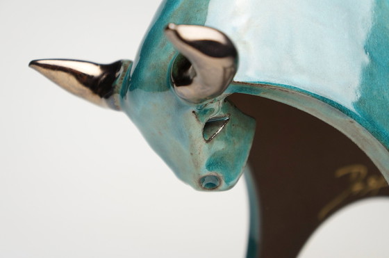 Image 1 of Ceramic Bull Sculpture, Urszula Despet