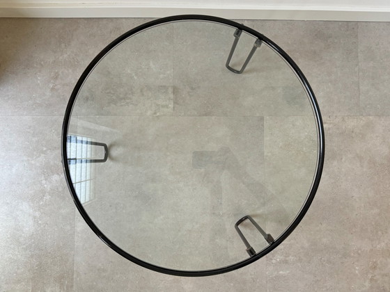 Image 1 of 1X Hairpin Coffee Table / Side Table With A Glass Top