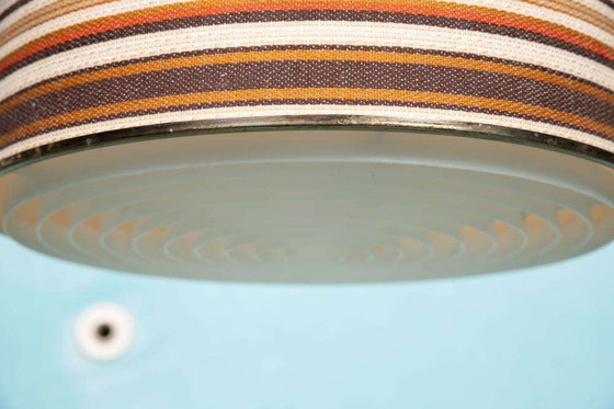 Image 1 of Bohemian pendant lamp fabric, Midcentury Swedish pendant