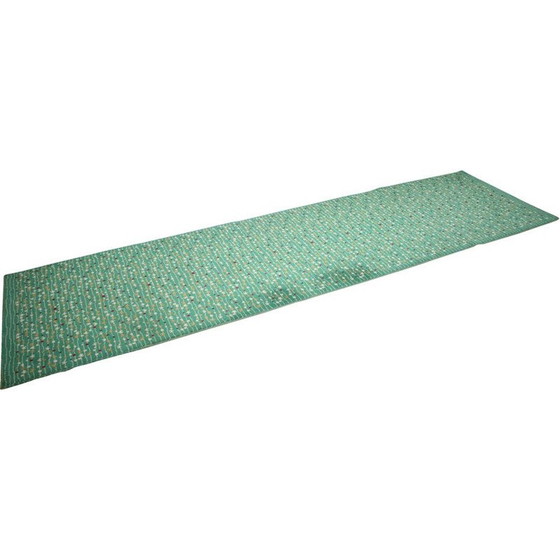 Image 1 of Tappeto organico vintage in tessuto verde 1960