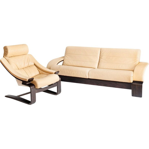 Vintage living room set "Kroken" by Åke Fribytter for Nelo Möbel, Sweden 1960