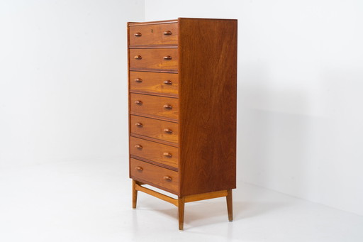 Tallboy chest of drawers by Johannes Sorth