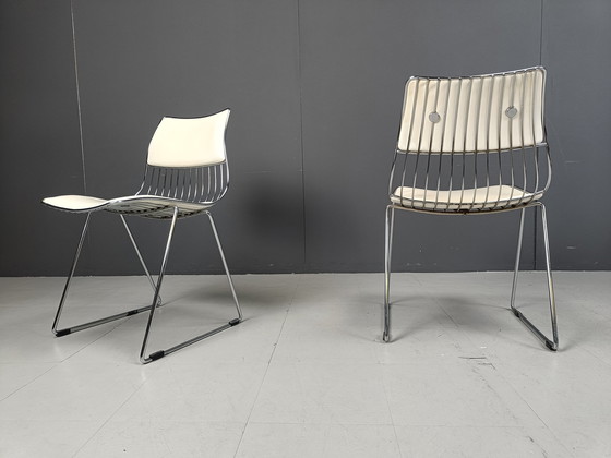 Image 1 of Ensemble de 4 chaises de salle à manger par Rudi Verelst pour Novalux, 1970