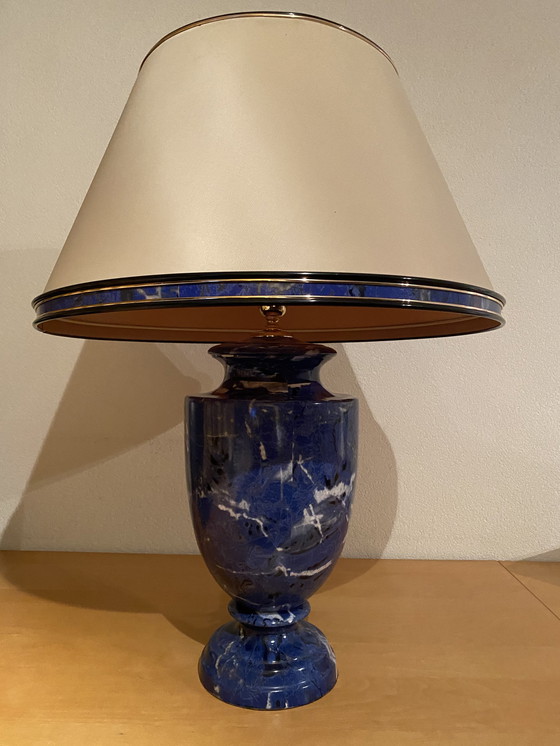 Image 1 of Paolo Marioni lamp with porcelain base