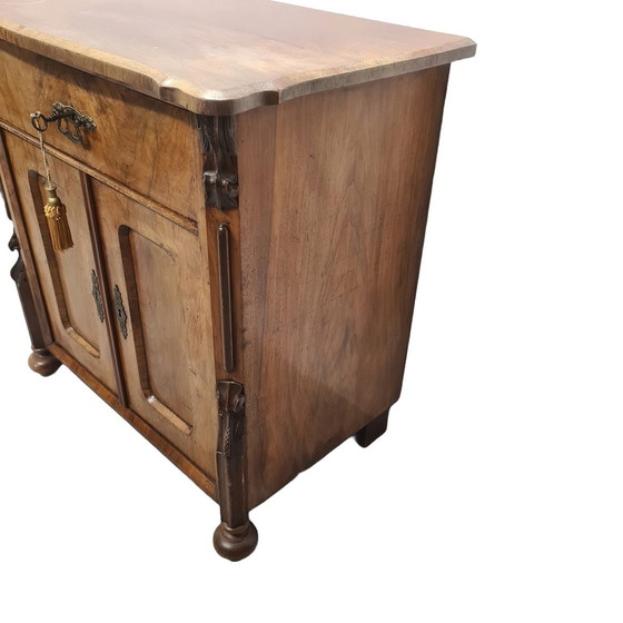 Image 1 of Antique Dutch William Iii Penant Cabinet Circa 1870