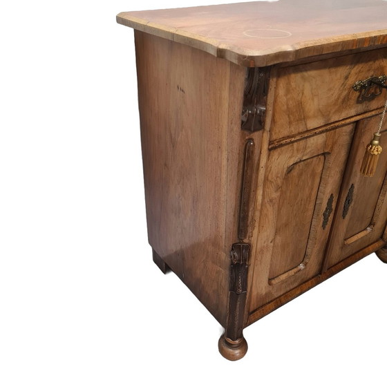 Image 1 of Antique Dutch William Iii Penant Cabinet Circa 1870