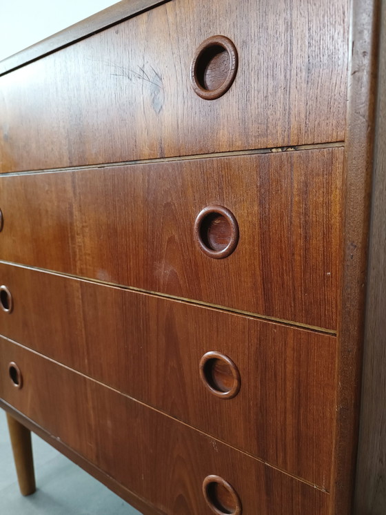 Image 1 of Vintage Danish Chest of Drawers In Teak