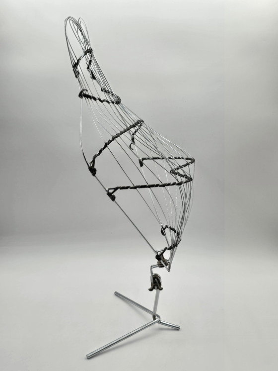 Image 1 of Window Wire Mannequin/Buste (Female) From The 50s On Tripod