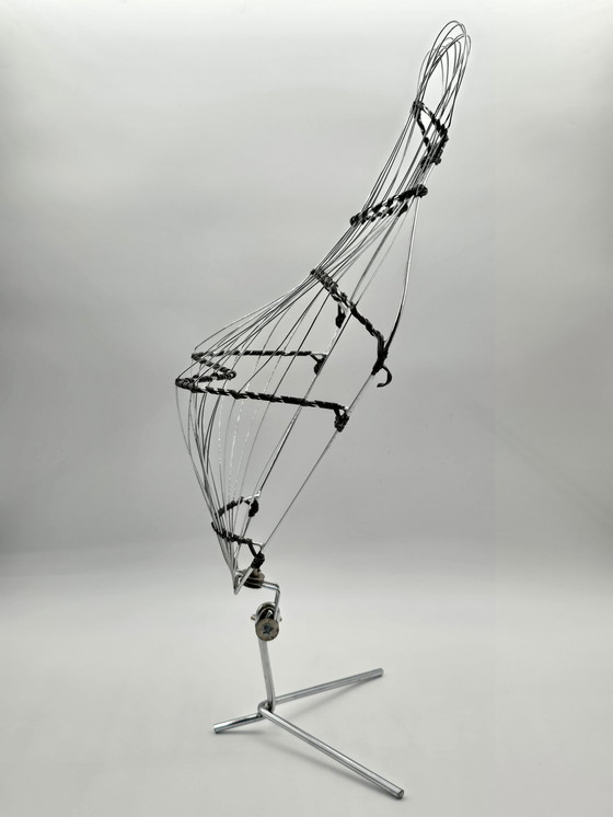 Image 1 of Window Wire Mannequin/Buste (Female) From The 50s On Tripod