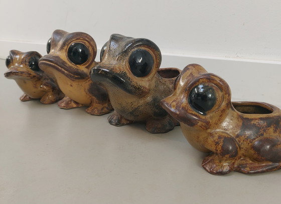 Image 1 of Flower Pots Frog 1970s