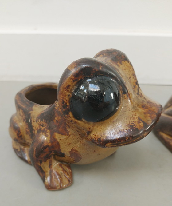 Image 1 of Flower Pots Frog 1970s