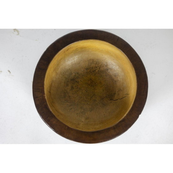 Image 1 of Vintage fruitwood mortar, 1950