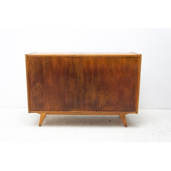 Image 1 of Mid century sideboard U-452 with sliding doors by Jiří Jiroutek, Czechoslovakia 1960s