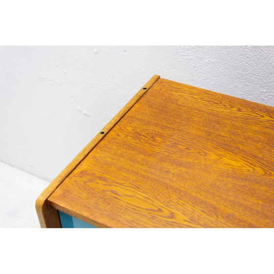 Image 1 of Mid century sideboard U-452 with sliding doors by Jiří Jiroutek, Czechoslovakia 1960s