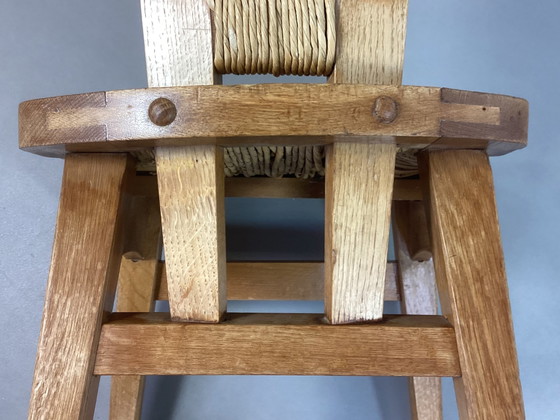 Image 1 of Arts & Crafts Stoelen W. Kuyper 1920's Brutalist Vintage