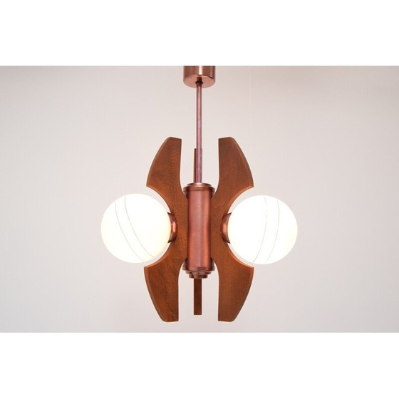 Image 1 of Mid-century chandelier by Elektrofem, Hungary 1970s