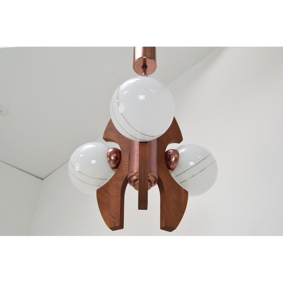 Image 1 of Mid-century chandelier by Elektrofem, Hungary 1970s