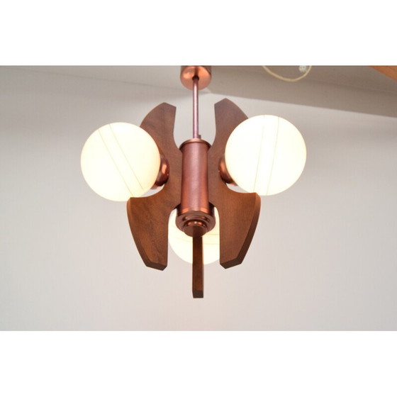 Image 1 of Mid-century chandelier by Elektrofem, Hungary 1970s