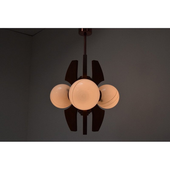 Image 1 of Mid-century chandelier by Elektrofem, Hungary 1970s