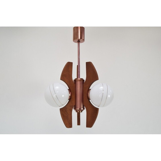 Image 1 of Mid-century chandelier by Elektrofem, Hungary 1970s