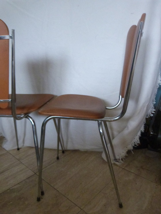 Image 1 of 2x Chaise pétales vintage