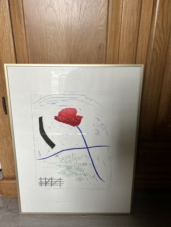 Image 1 of Harrie Gerritz - Flower at the end 5/75 Silkscreen