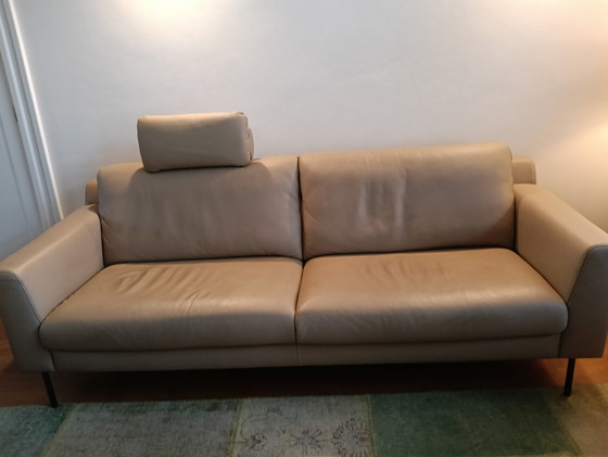 Image 1 of Montel Leather Sofa